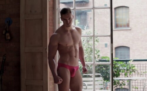 Dmitrij Bessalov in extra tight undies