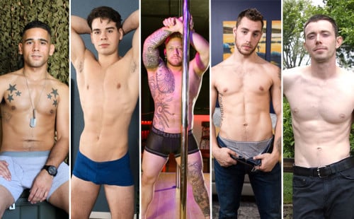 This week's solo performances: 5 hot guys jerking off