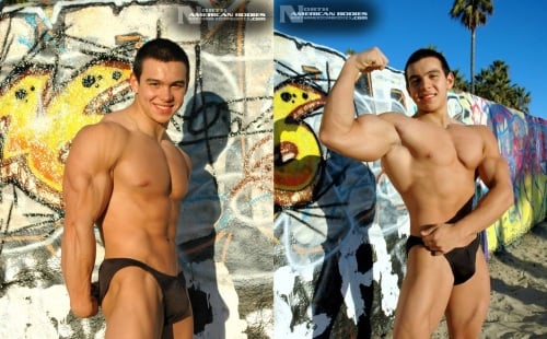 Young and hung muscleboy