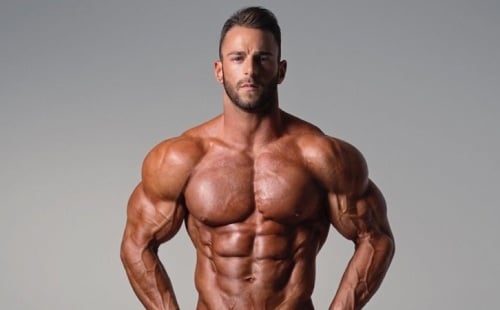 Big Muscle Boy Eric showing off