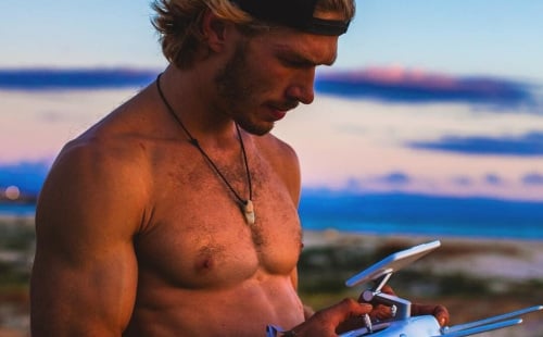 Gorgeous Surfer Jock Julien Leleu Is back