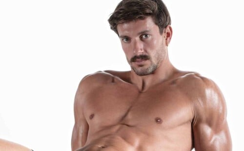 Sexy Eric's Cock Bulge In Pride Undies