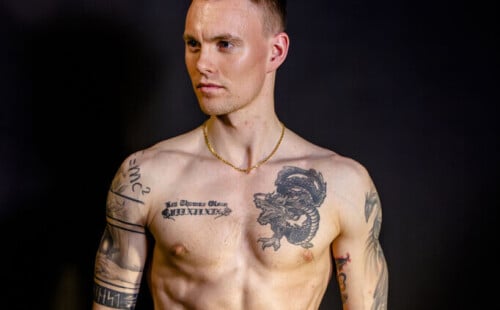 Inked Norwegian Male Model Andreas