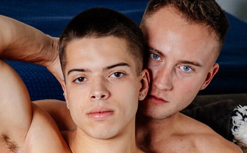 Boyfriends Evan Knox and Daniel Evans flip-fuck raw