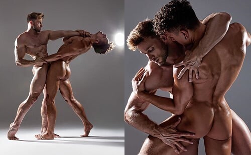 Naked hunks dancing