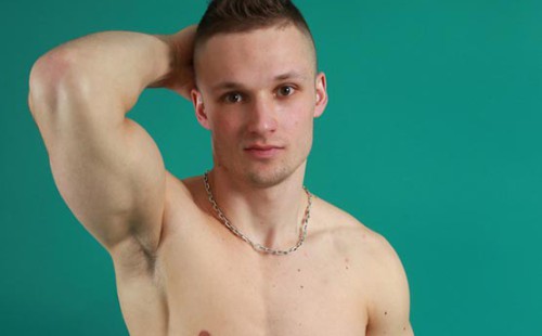 Power Lifter Joe Banic Gets Naked