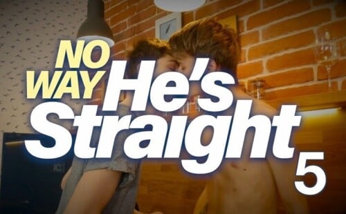 First Look at No Way He's Straight 5 (2021) Bareback Twinks at their Finest