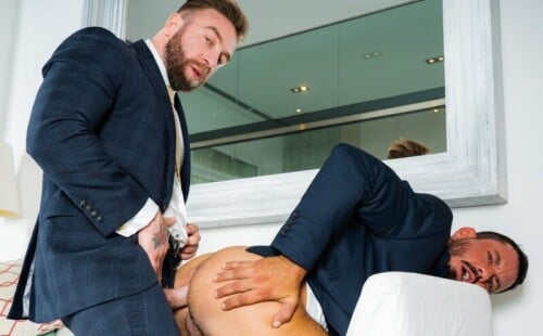 Joe Gillis gets barebacked by Manuel Scalco at Men At Play