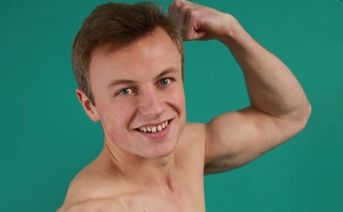 Athletic Freddie Rogers Shows Off