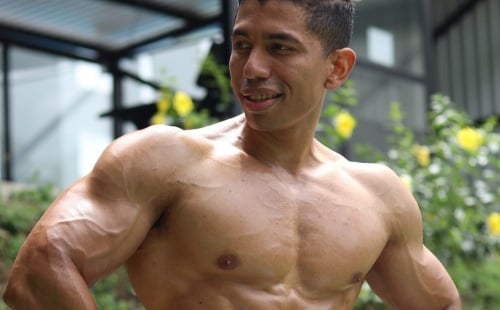 Buff Hispanic Cam Model Slash Bodybuilder, Erik