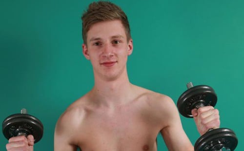 Athletic Henry Jackson Shows Off