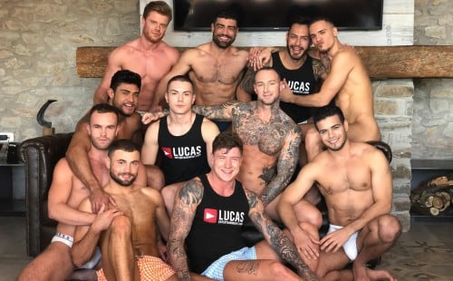 ON SET: Dylan James, Jackson Radiz, Leo Rex, Viktor Rom