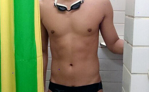 Mystery Man in Shower