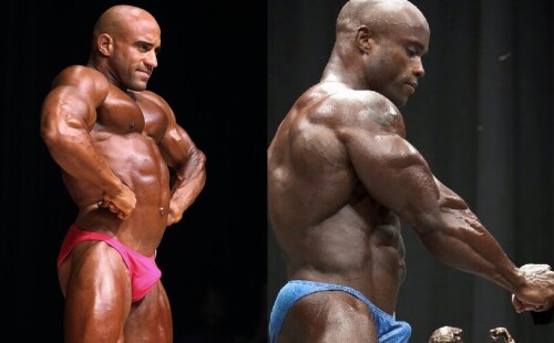Erections during bodybuilding competitions