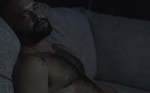 Jerking Thick Daddy Cock With Erotic Hunk Isra