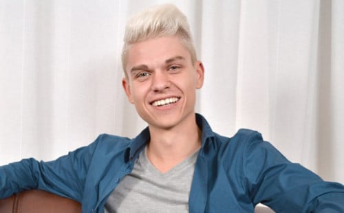 Blonde Twink Titus Is Hard and Uncut