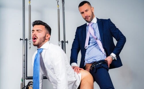 Pol Prince gets barebacked by Gustavo Cruz at Men At Play