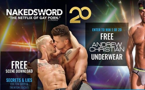 NakedSword & Andrew Christian Celebrate 4th of July for Gay Porn Fans