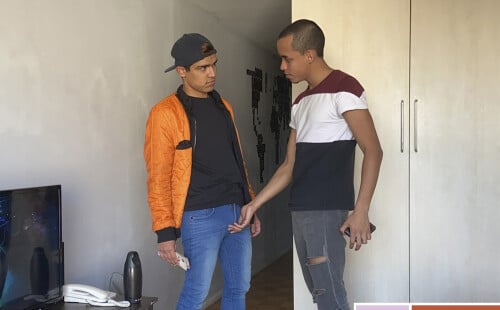 Cute Latinos Fernando and Gabriel get down to business