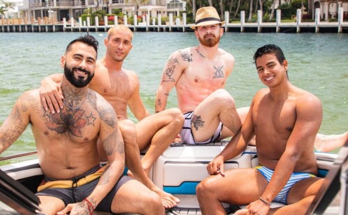 Jay, Nick, Armando and Rikk in Sun, Fun & More (part 1)