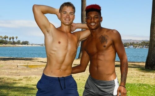 Ty Santana and Brandon Anderson fuck each other bareback