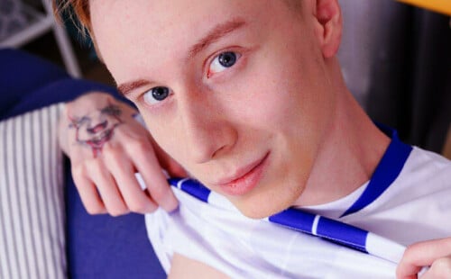 Mars Coy in a solo photoshoot for Southern Strokes