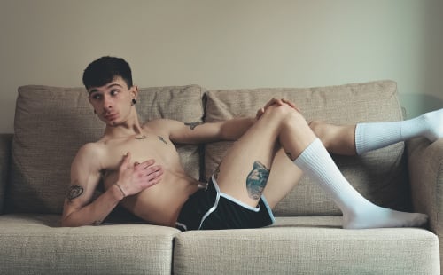 Adrian V nude solo