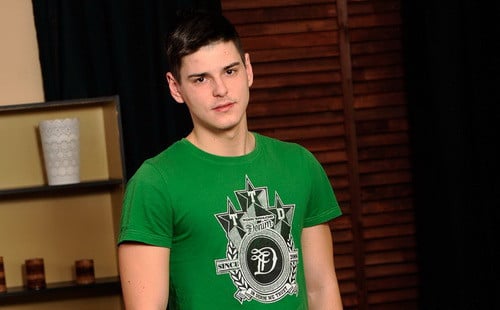 Honza Performs In His Very First Erotic Show