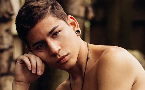 Aiden Garcia solo photoshoot from Helix