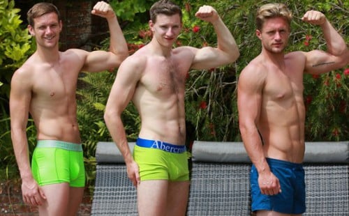 Aaron and Joel and Hayden Get Friendly Poolside