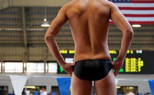 Speedos By The Pool