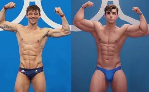 Could Tom Daley look any better? Yes!