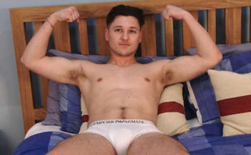 Wanking with uncut straight guy Mason Mount