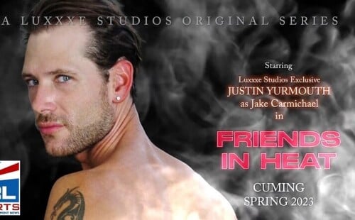 First Look at Justin Yurmouth starring in Friends In Heat (2023)