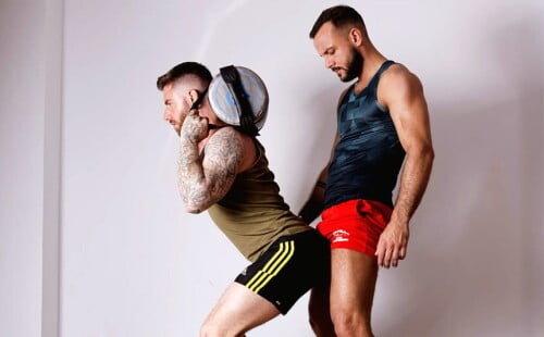 Rico Vega gets fucked by his hot and hung personal trainer