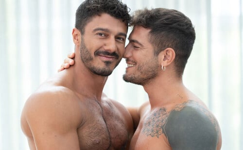 Alex Ink and Lobo Carreira making love togheter