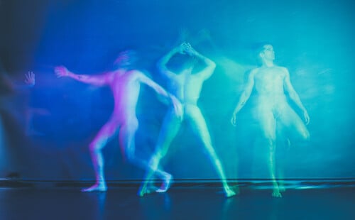 Alberto nude in shadows