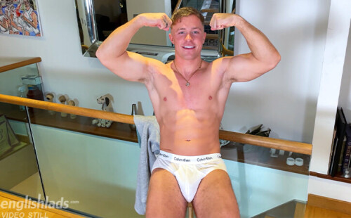 Super Fit Straight Lad PT Has An 8″ Uncut Cock To Sling Cum From