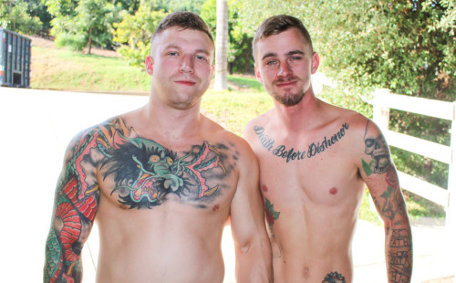 Ryan Jordan fucks army hunk Mike Johnson
