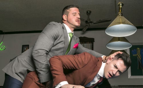 David Cork fucks Lukas Daken on a pool table