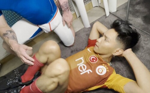 British Trainer Gives Latin Twink's Hole a Workout!
