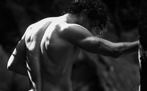 Luiz Naked And Splashing Round!