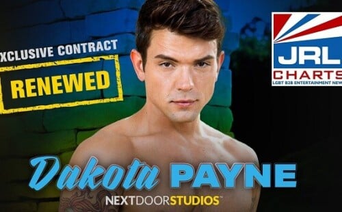 Gay Porn Superstar Dakota Payne Renews His Contract with Next Door Studios