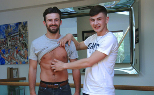 Young Straight Footballer Ryan Kent Wanks his 1st Man!