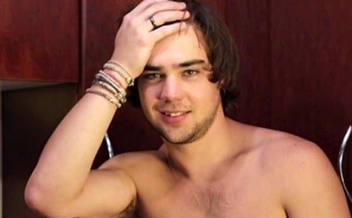 Uncut Zack Gets Naked and Hard In The Kitchen
