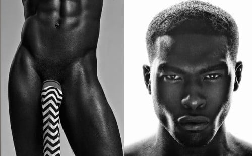 Nigerian born UK model Leonardo Taiwo beautiful body