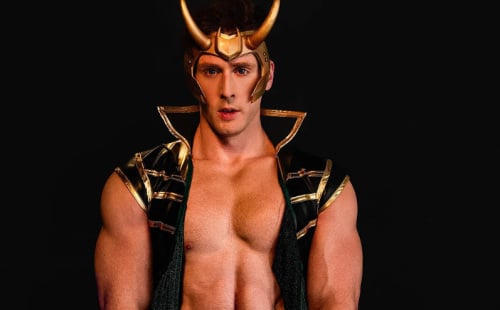 Alexander Naked And Playing Dress Up!