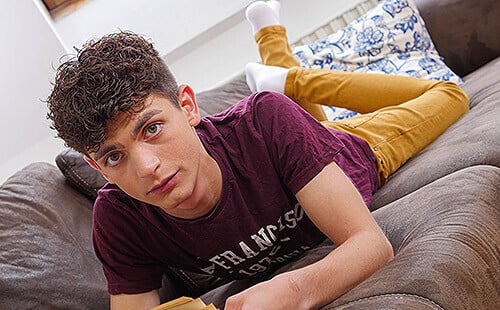 Cute Boy Zayne Bright Shows Off His Big Feet & Tight Hole